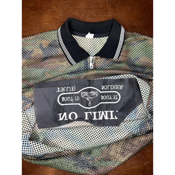 VTG 90s Master P No Limit Soldier Camo Mesh Shirt and Shorts Set Size L - Picture 15 of 16